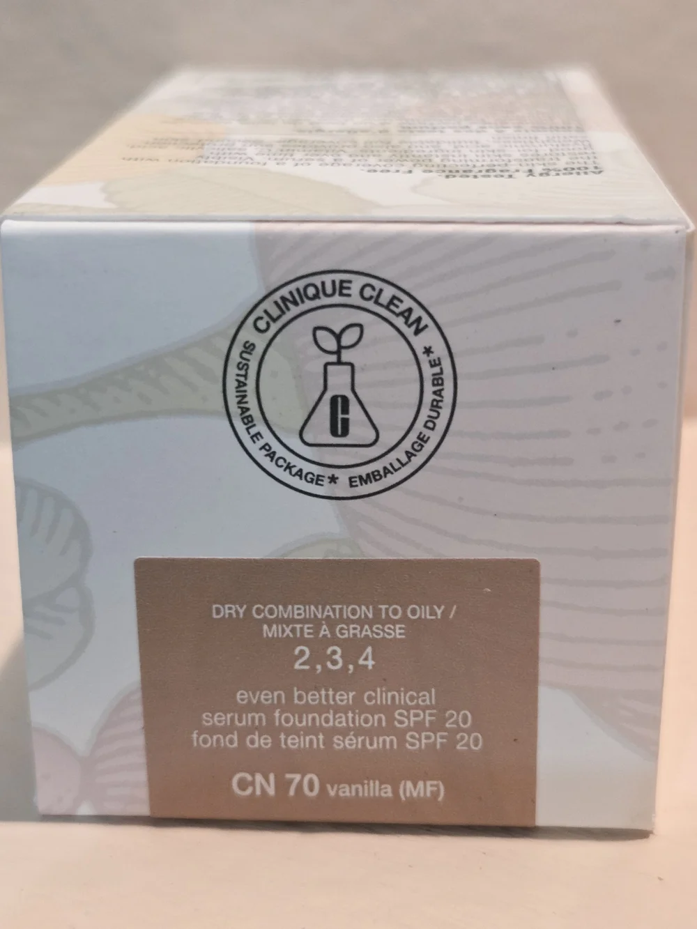 Clinique Even Better Clinical Serum Foundation SPF 20 CN 70 Vanilla 1 oz NIB